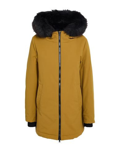 Herno Woman Overcoat & Trench Coat Mustard Size 6 Polyester, Modacrylic, Acrylic, Wool | YOOX (US)