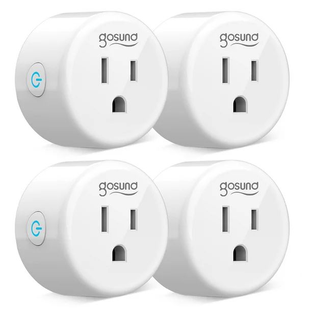 Gosund Timer Smart Plug App Remotely Control Wifi Plug Outlet 4 Packs - Walmart.com | Walmart (US)