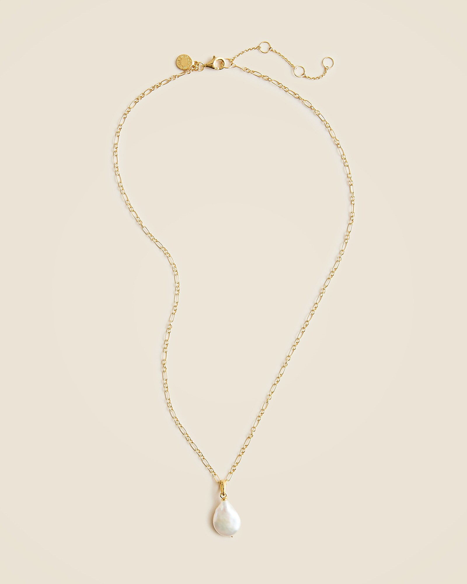 Gold vermeil freshwater pearl necklace | J. Crew US