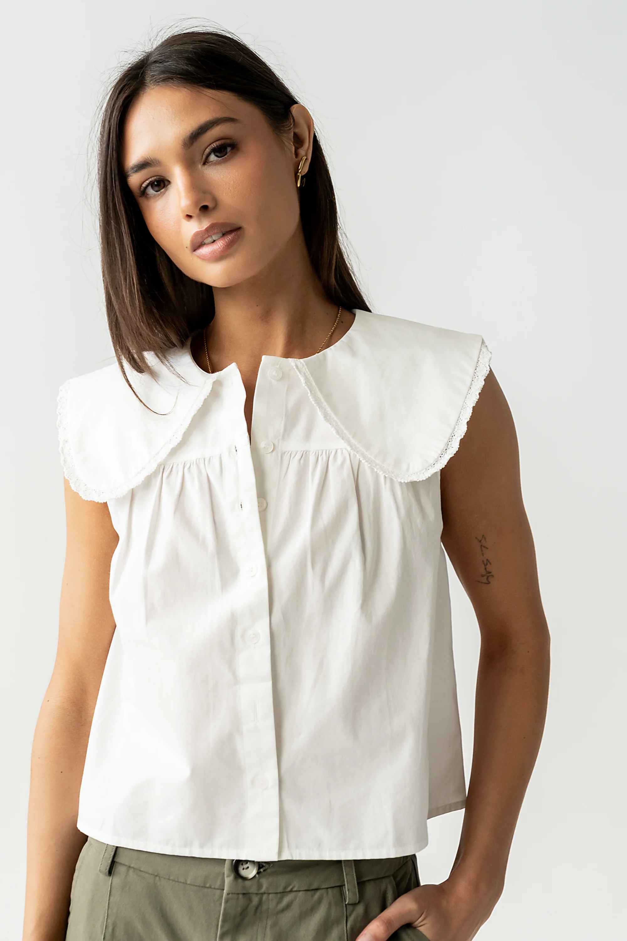 Carlson Collared Top | Böhme US