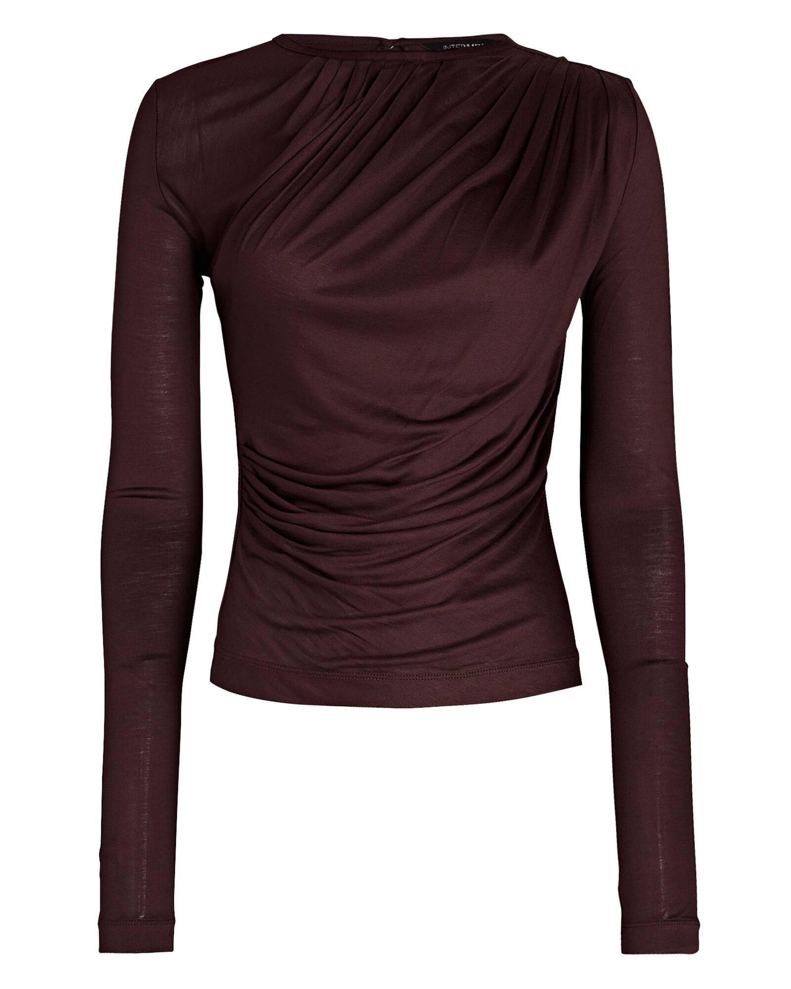 Spencer Draped Jersey Top | INTERMIX