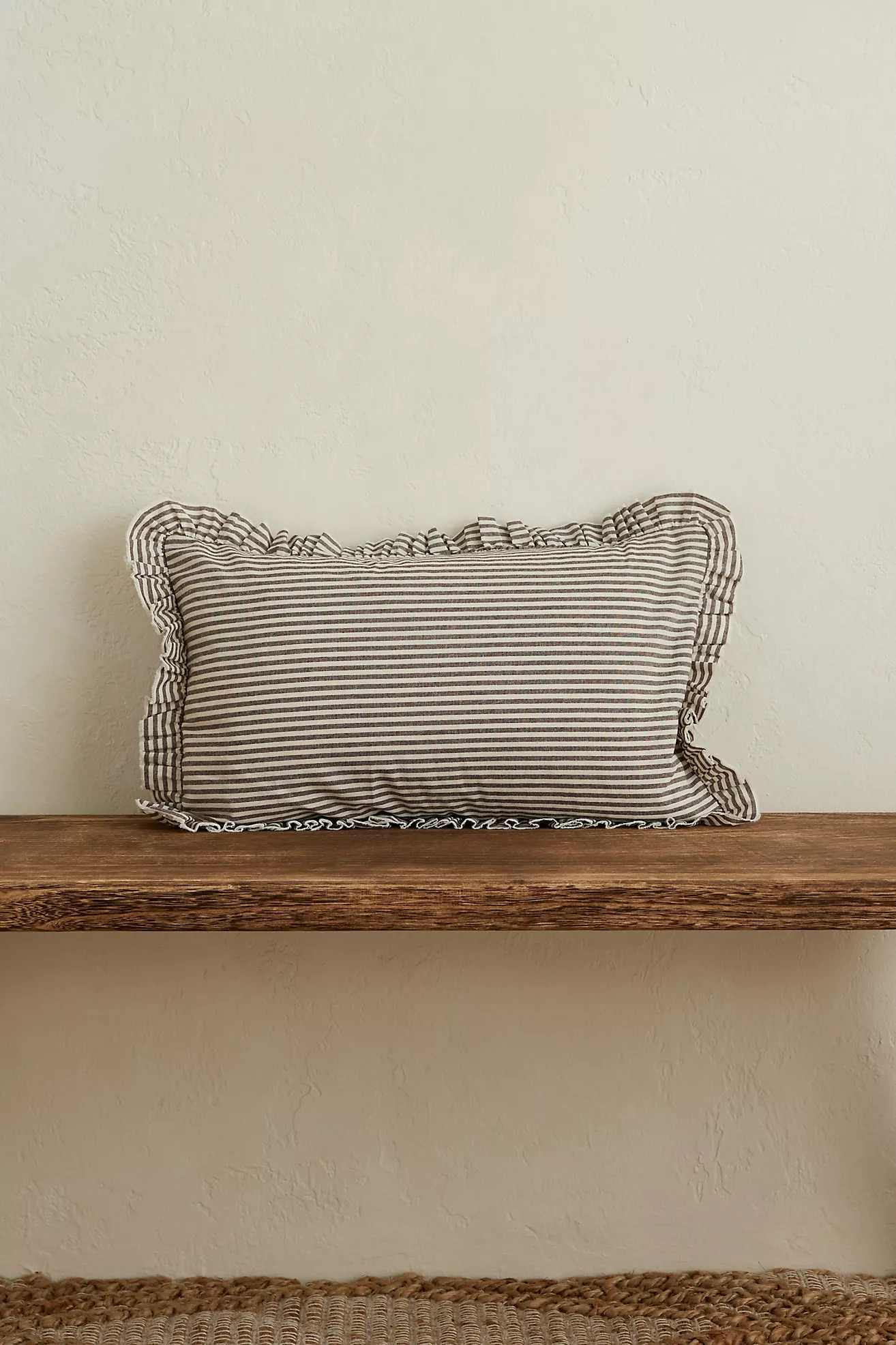 Ellenvale Interiors Darcy Brown Stripe Cushion | Anthropologie (UK)