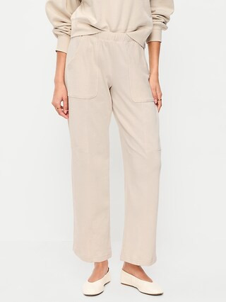 Mid-Rise SoComfy Seamed Barrel Sweatpants | Old Navy (US)