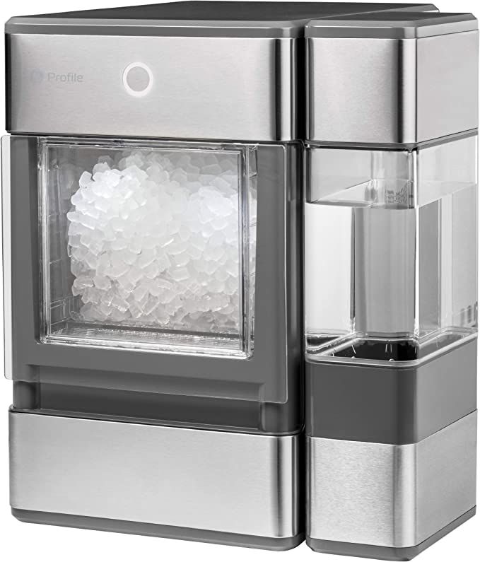 GE Profile Opal | Countertop Nugget Ice Maker, Stainless Steel Wrap with Gray Accents & LED Light... | Amazon (US)
