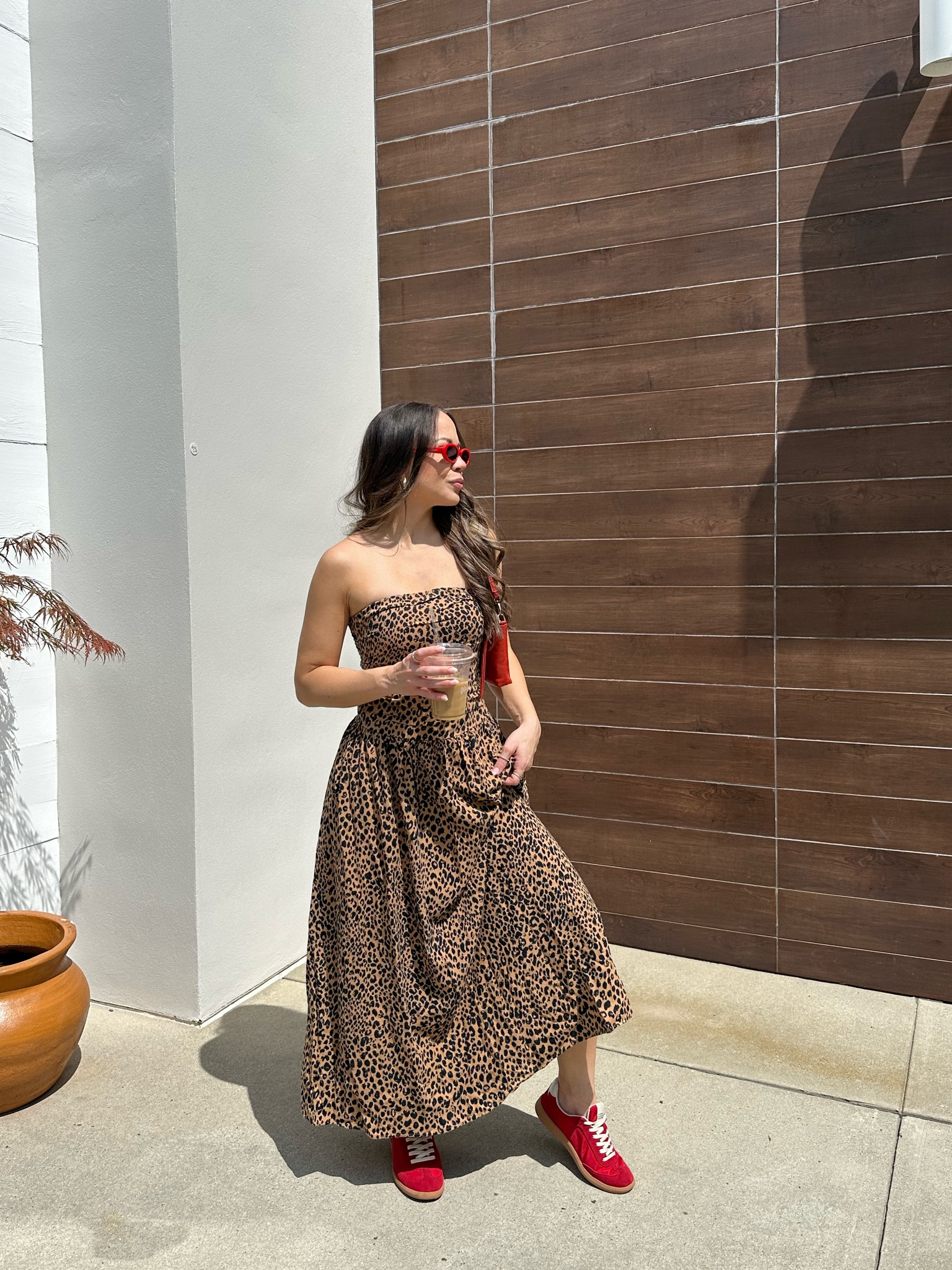 red leopard print dress outfit the.irislife on LTK