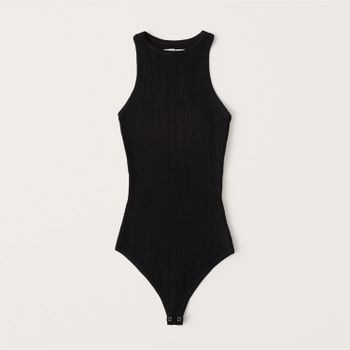 Scuba Sweater-Knit Bodysuit | Abercrombie & Fitch (US)