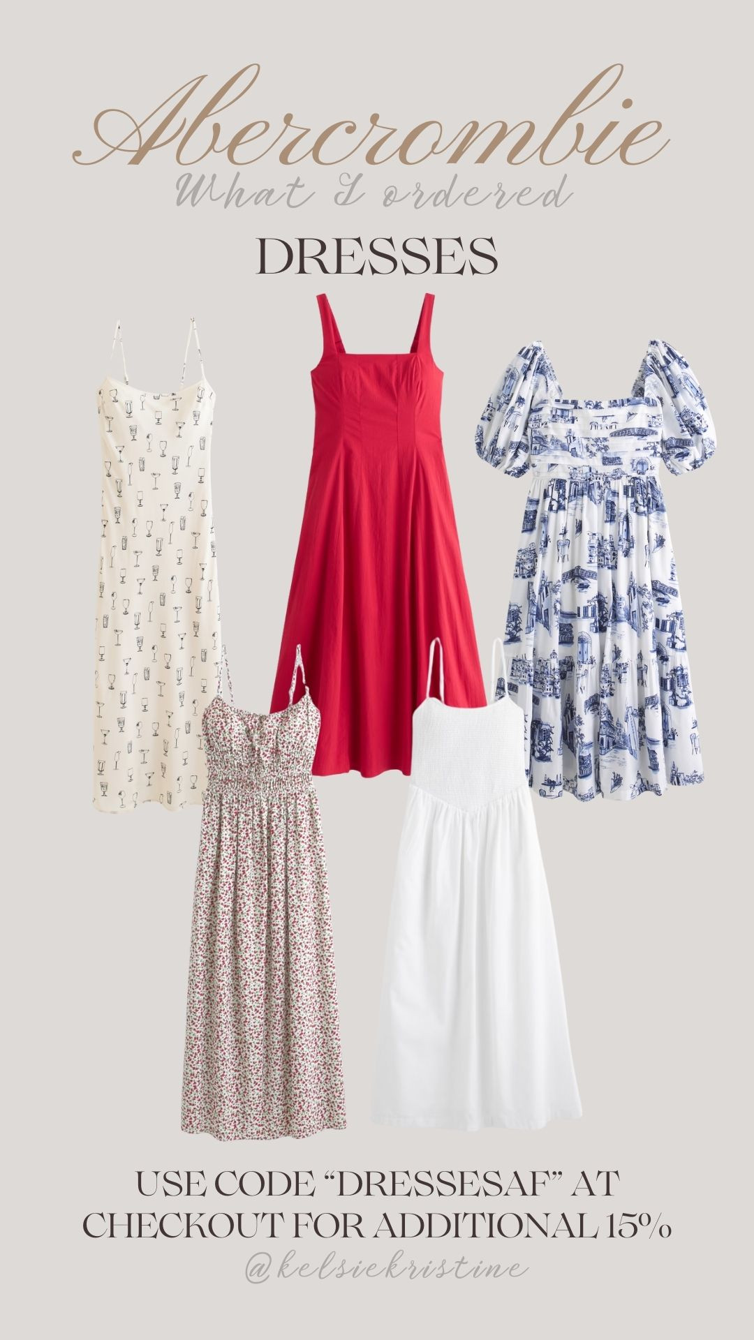 Abercrombie | AF Dresses | Abercrombie Sale | Spring Dresses Abercrombie | Midsize Dresses |  

Use code DRESSESAF for an additional 15% off the dress sale happening now 

 

#LTKFindsUnder100 #LTKSaleAlert #LTKMidsize