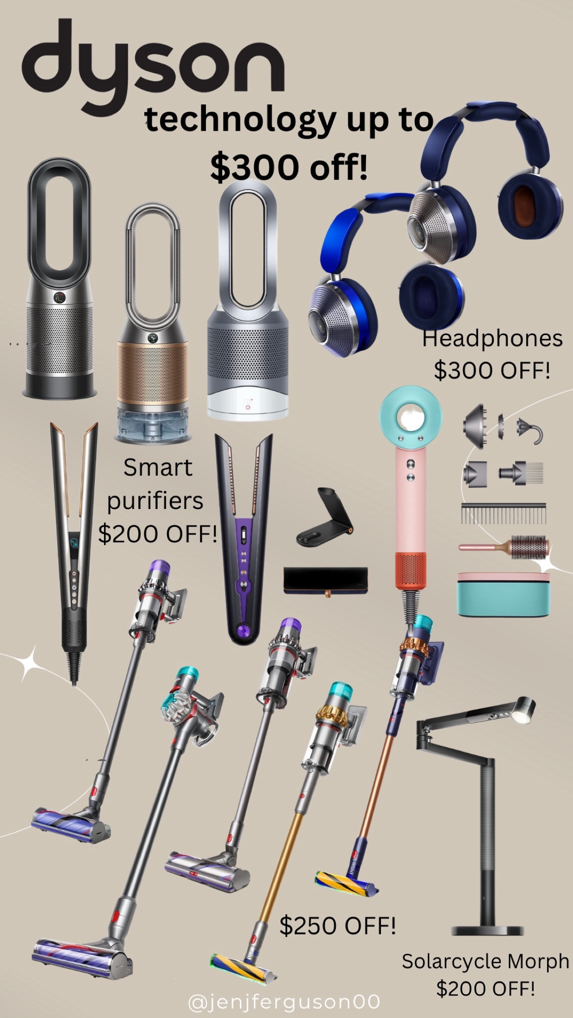 Dyson technology up to $300 OFF! Mops and cleaning products $200-$300 off! Smart air purifiers, warm & cool air, $200 off! Headphones are $300 OFF! Hair tools $100+ off! 

This deal is very temporary and ends tomorrow! Shop now before they sell out! 🧼🫧🎄

#LTKGiftGuide #LTKhome #LTKCyberWeek