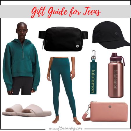 Gift Guide for Teens 

lululemon | pullover | leggings | slides | belt bag | wristlet | hat | gifts for her | gift guides | Christmas gifts 

#LTKSeasonal #LTKHoliday #LTKGiftGuide