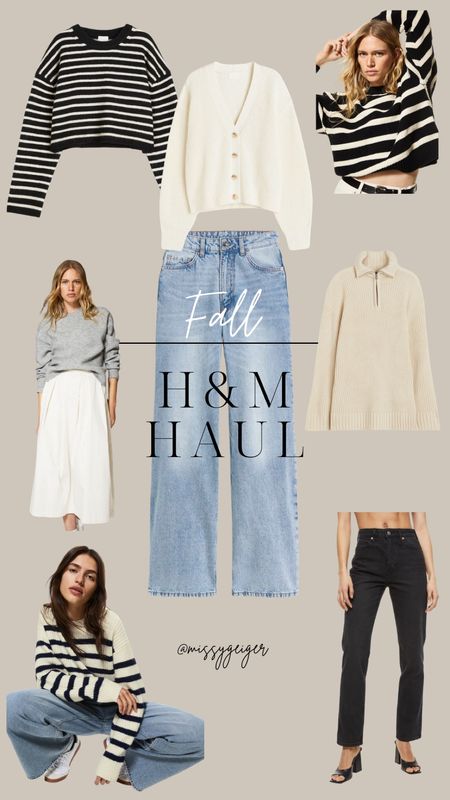Fall H&M haul - neutral and striped sweaters are where it’s at! 

#LTKSeasonal