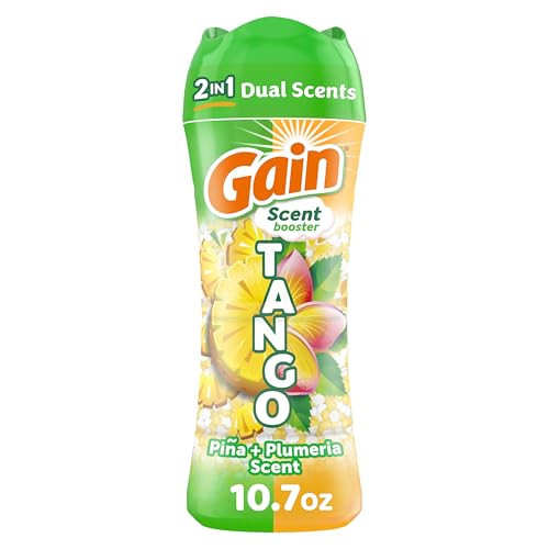 Gain Tango 2-in-1 Laundry Scent Booster Beads, Piña and Plumeria Scent, 10.7oz, Laundry Beads with Dual Scents Plus All Day Freshness | Amazon (US)