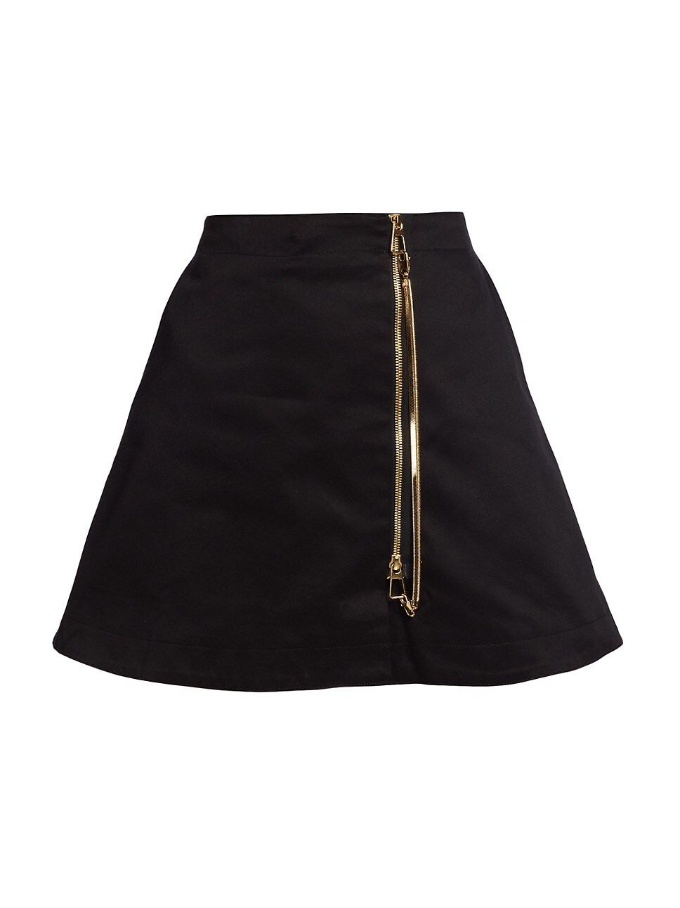Zip Cotton Mini Skirt | Saks Fifth Avenue