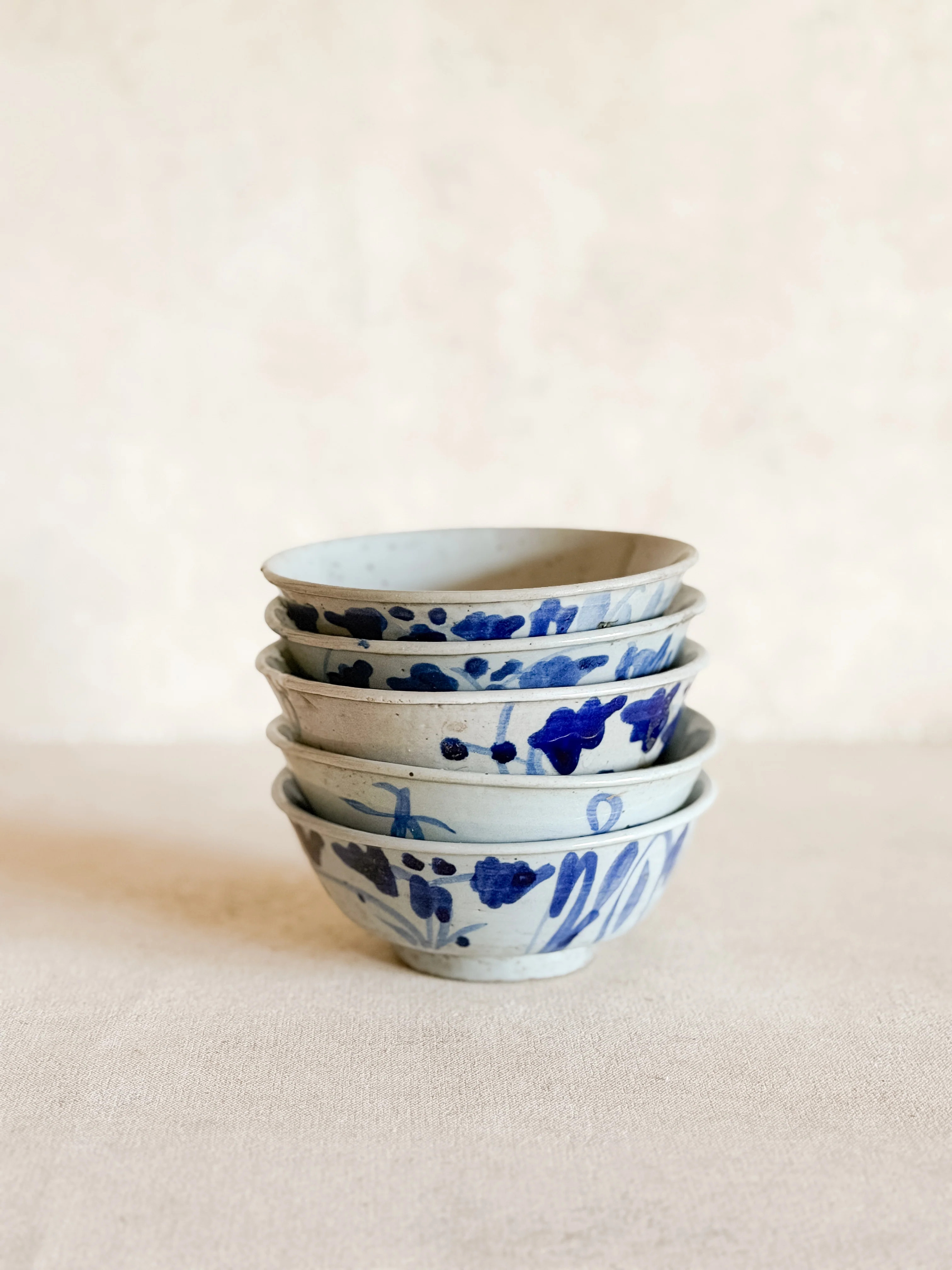 Hand-Painted Rice Bowls | Cottage and Key