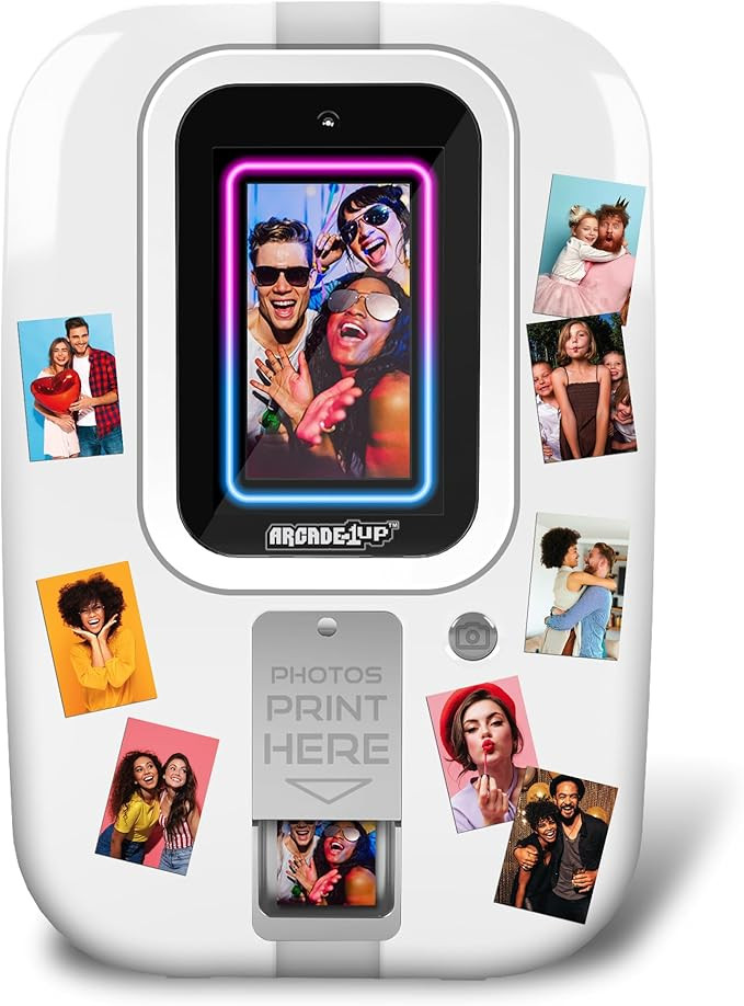Arcade1Up Touchscreen Photobooth - Personalize Your Selfies with Stickers, Picture Effects, and C... | Amazon (US)