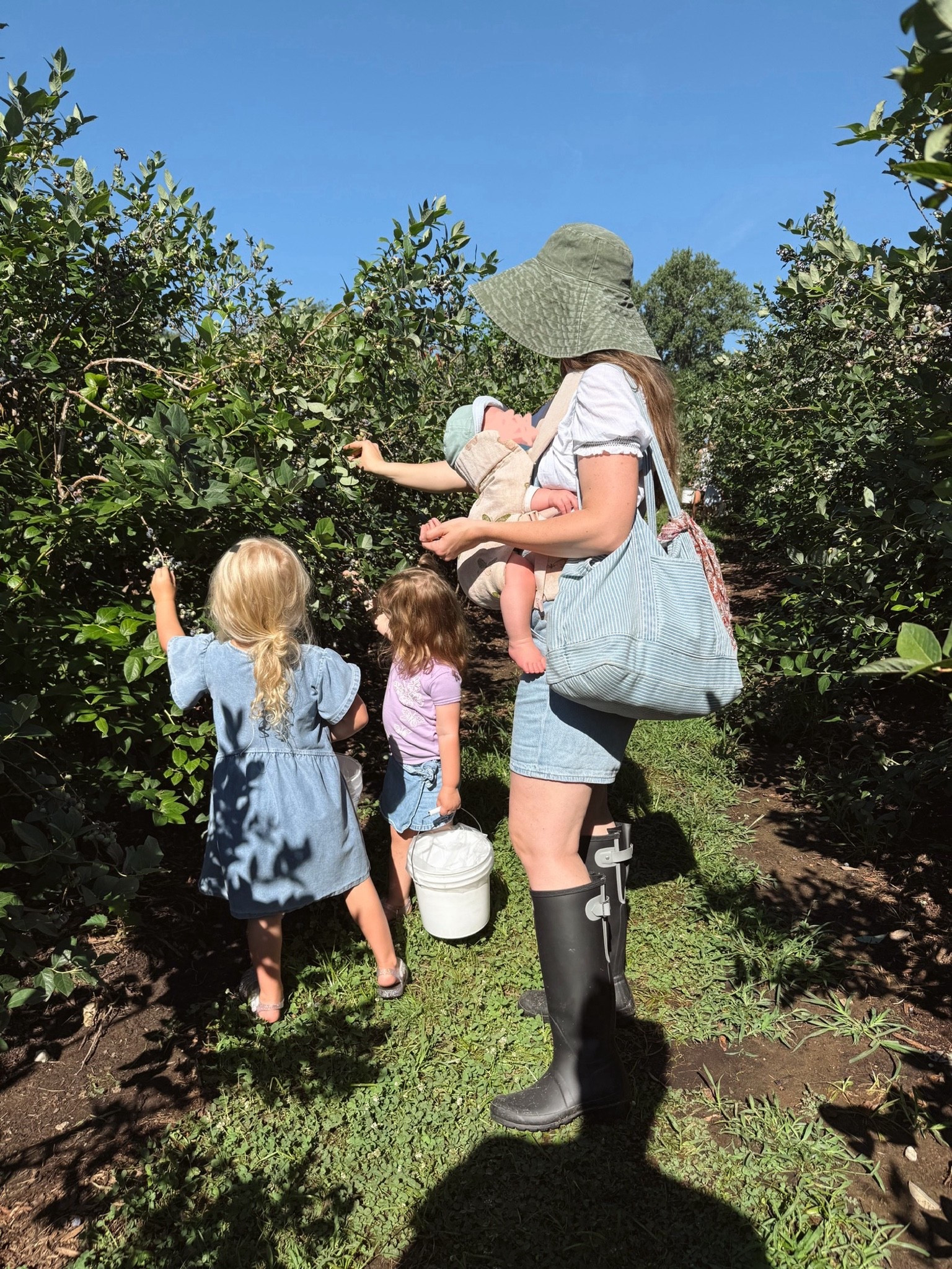 wearing a small in blouse and short overalls! 

Summer outfit, blueberry picking outfit

#LTKootd #LTKmomlife