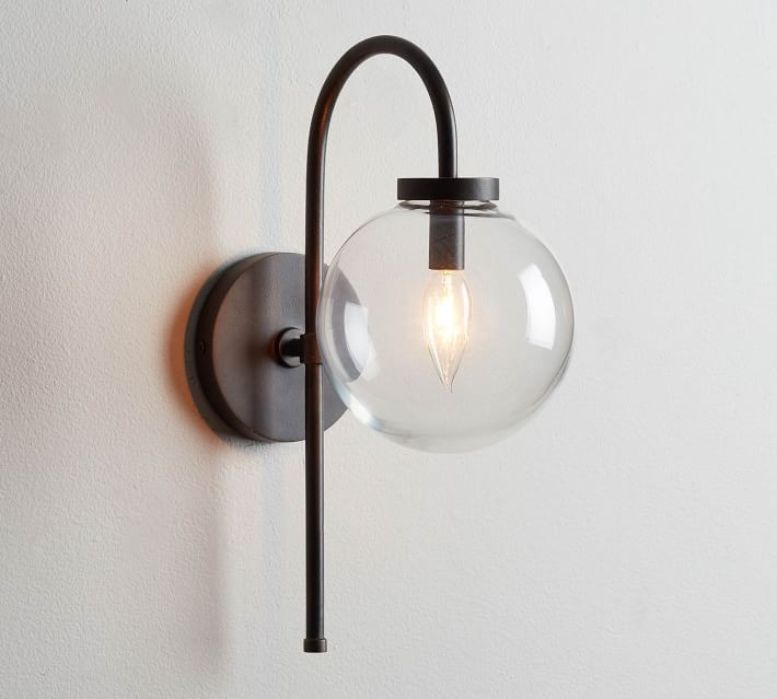 Claremont Glass Globe Sconce | Pottery Barn (US)