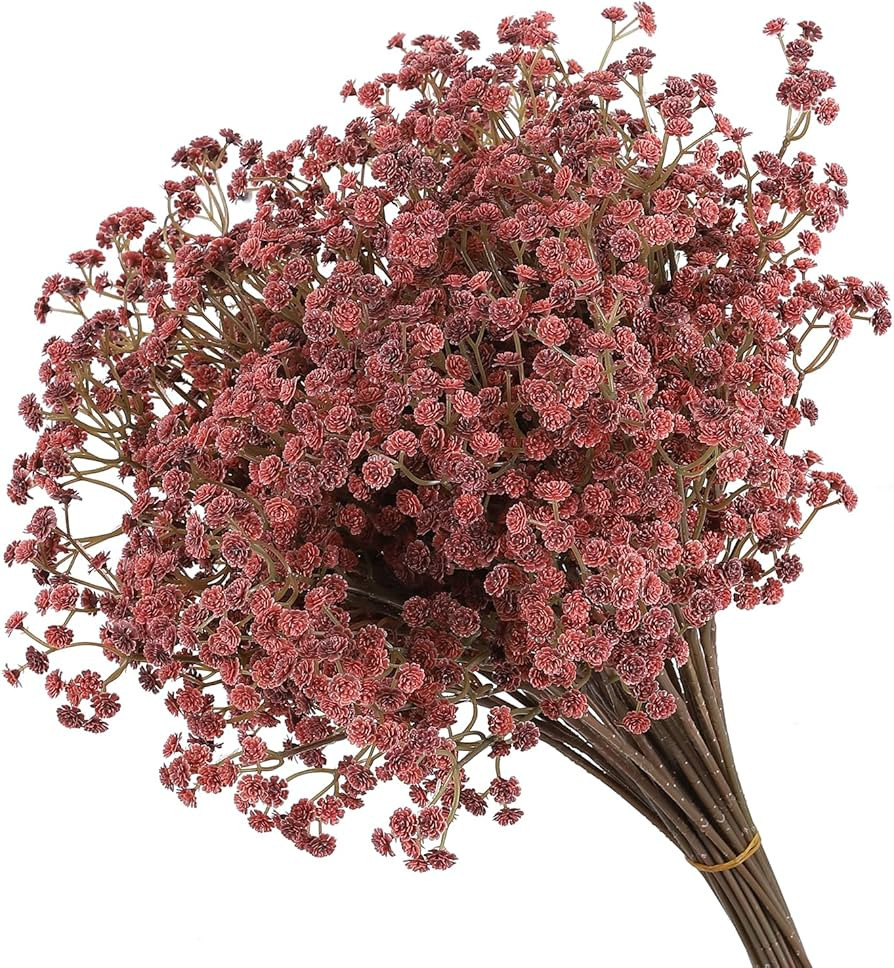 10PCS Gypsophila Floral Vintage Artificial Babies Breath Flowers Bulk Real Touch Flowers for DIY ... | Amazon (US)
