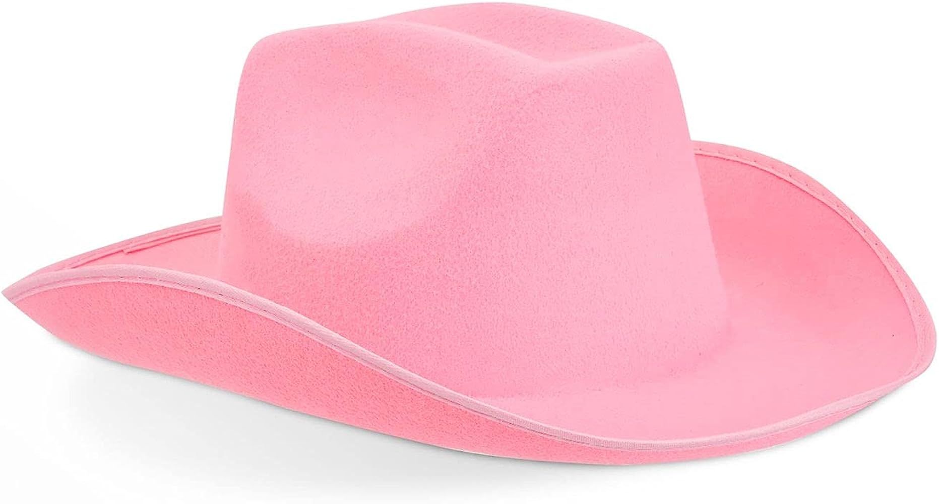 Zodaca Western Felt Cowboy Hat for Men and Women Costume (Adult Size) | Amazon (US)