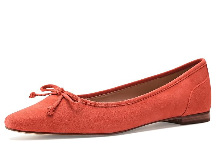 Cole Haan Paget Flat Ballet Flats Women's Shoes Lilly Pad Suede : 5.5 B - Medium | Zappos.com