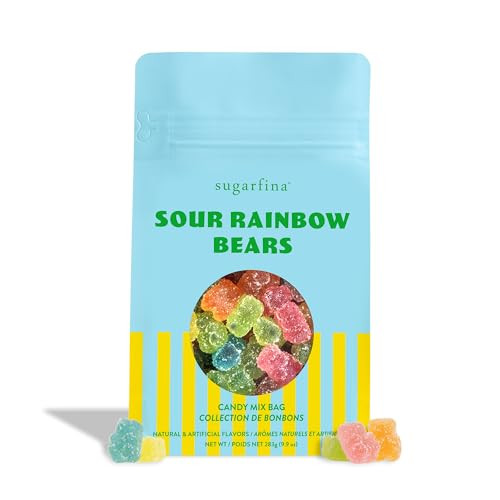 Sugarfina Sour Rainbow Bears Candy Mix Bag | Gummies | Sour Rainbow Bears | Amazon (US)
