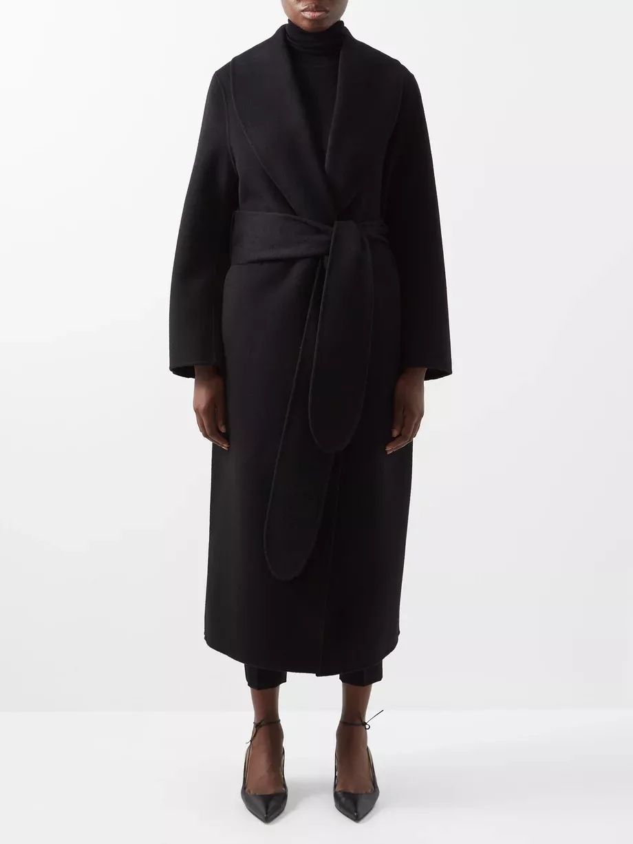 Lucia Belted Wool Blend Coat curated on LTK