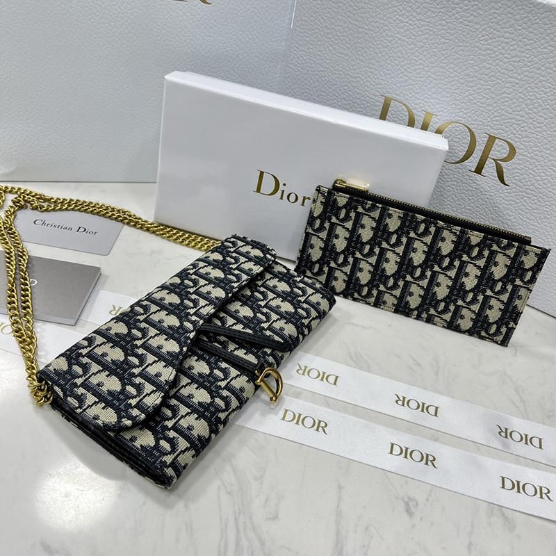 Dior Shoulder Bags Card Holder Purse Designer Wallet | DHGate