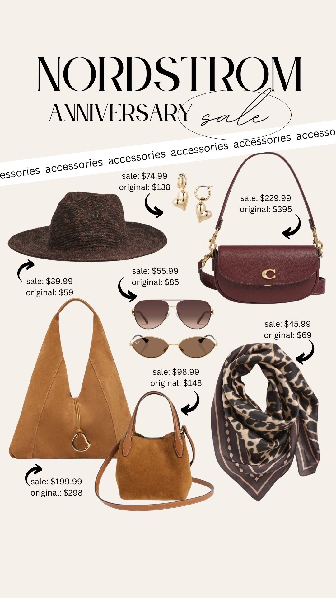 Nordstrom Anniversary Sale 
shoulder bag, hat, scarf, fall accessories, coach bag, sunglasses, nsale 2025

#LTKSaleAlert