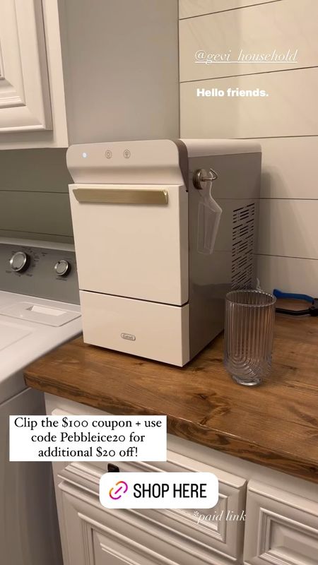 The Gevi nugget ice maker is on major sale on Amazon! Clip the $100 off coupon and use code Pebbleice20 for an additional $20 off! What a great Mother’s Day gift idea! 🥰

#LTKSaleAlert #LTKHome #LTKVideo