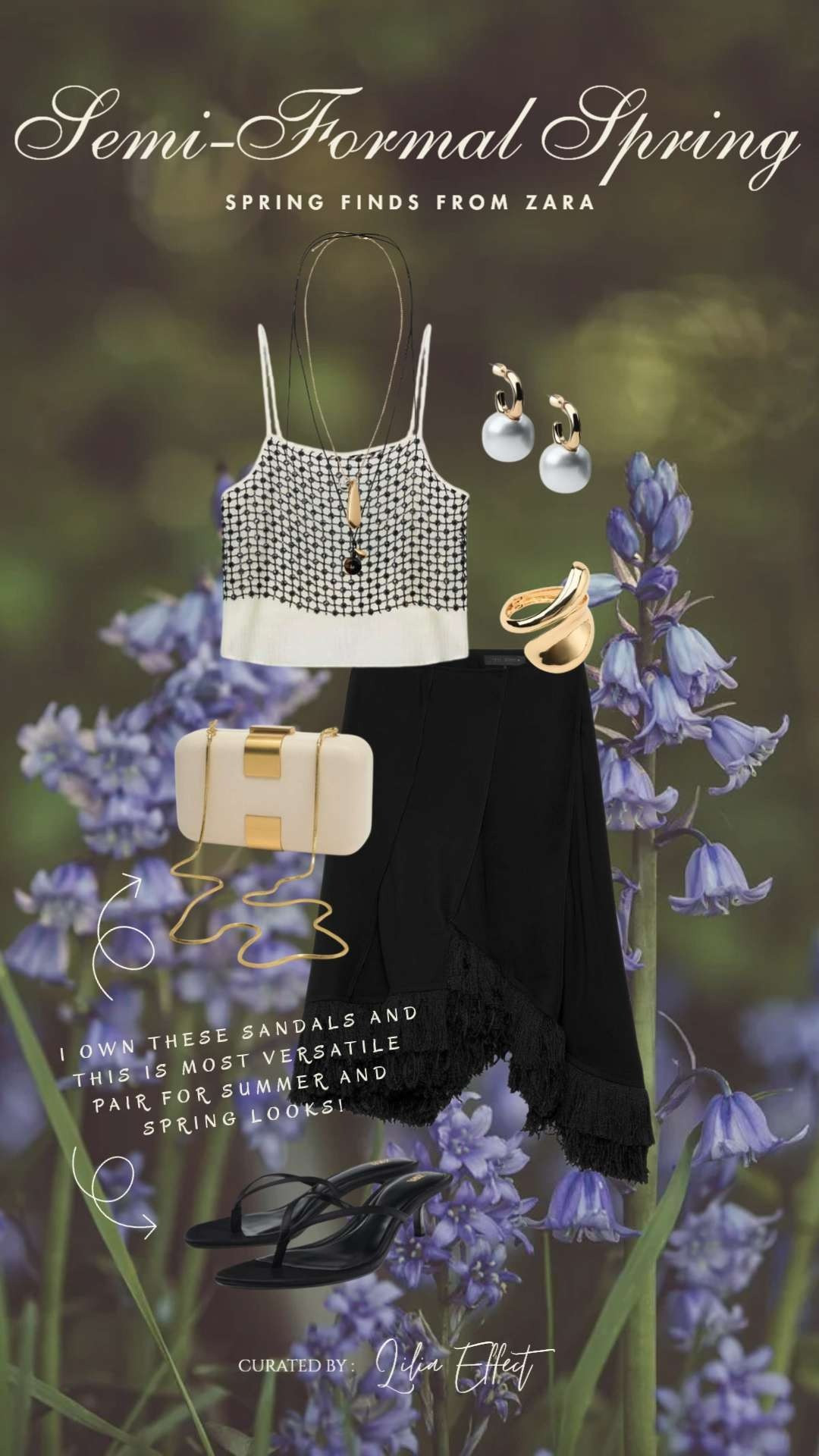 Semi-formal spring — Zara finds 🤍 I own these sandals and they’re the most versatile pair for both spring and summer looks—effortless, polished, and easy to style with everything. ✨
 

 #LTKgrwm #LTKootd