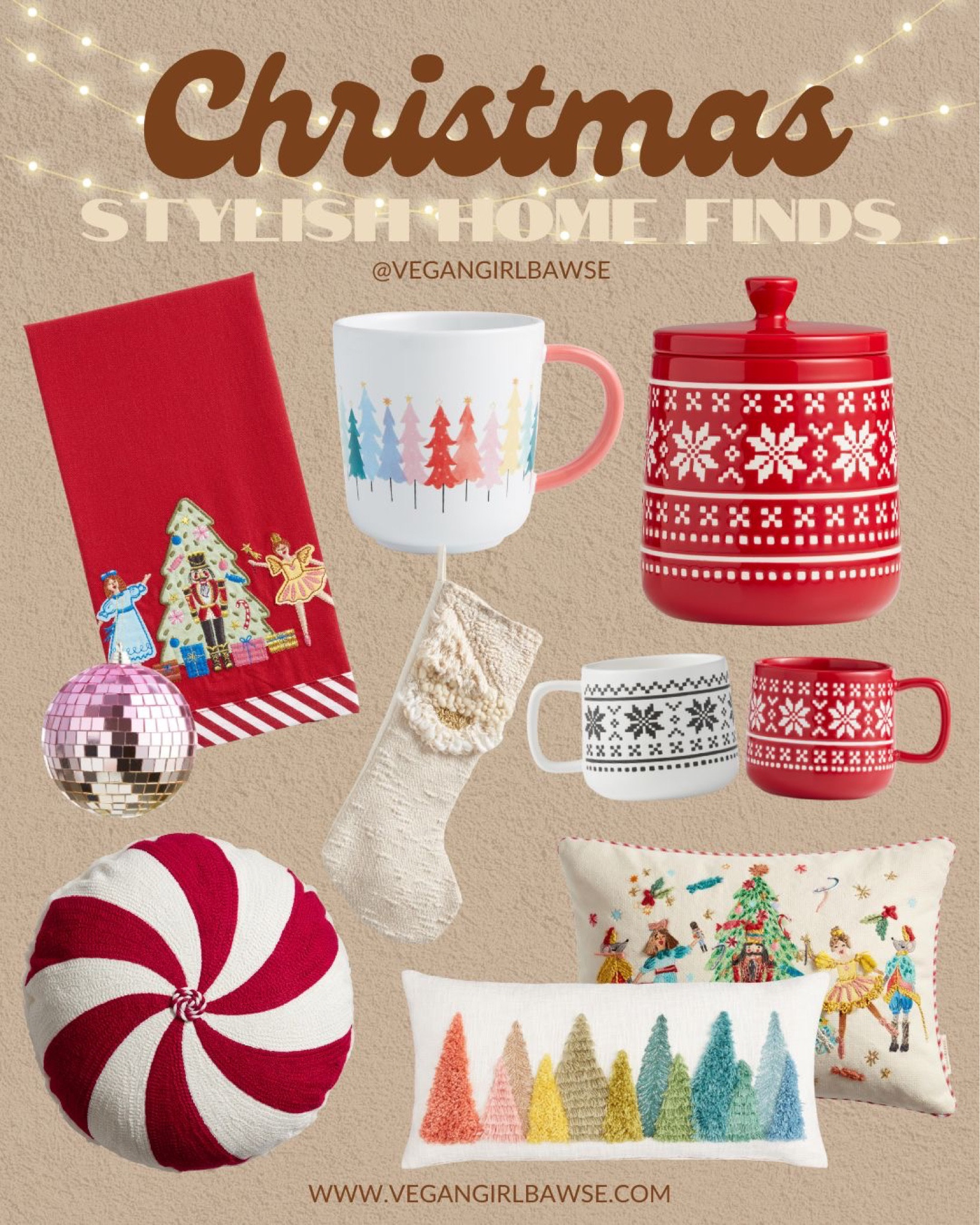 Christmas / christmas ornaments / christmas santa / santa ornaments / christmas decor / cookie jar / christmas cookie jar / christmas mugs / holiday mugs / holiday pillows / disco ball 

#LTKhome #LTKHoliday #LTKSeasonal