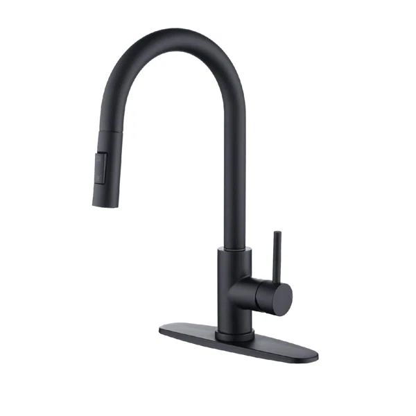 Pull Down Touchless Kitchen Faucet with Pull-down Sprayer | Wayfair North America