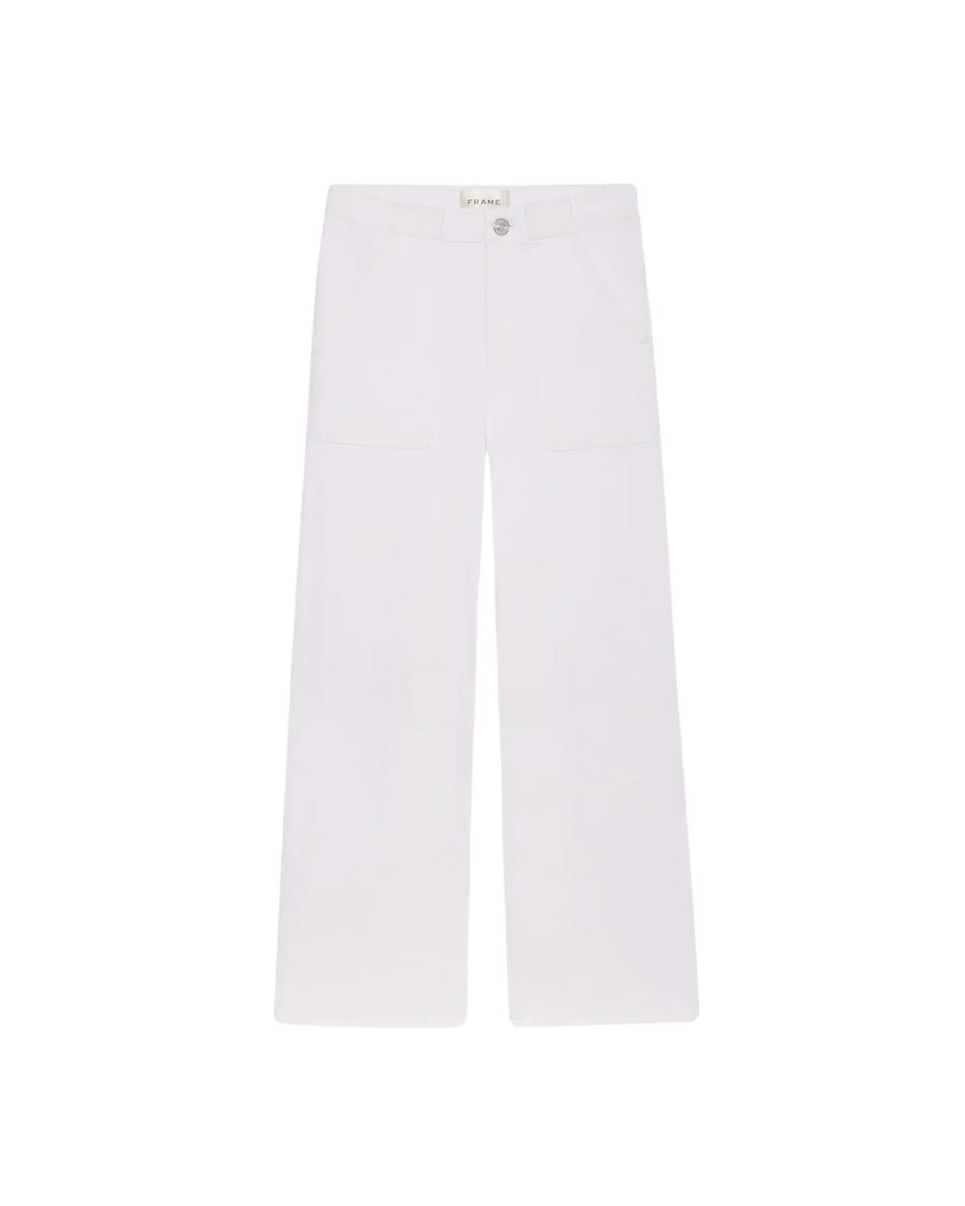 THE MODERN POCKET WIDE LEG JEAN White / 29 | FEBE Clothing