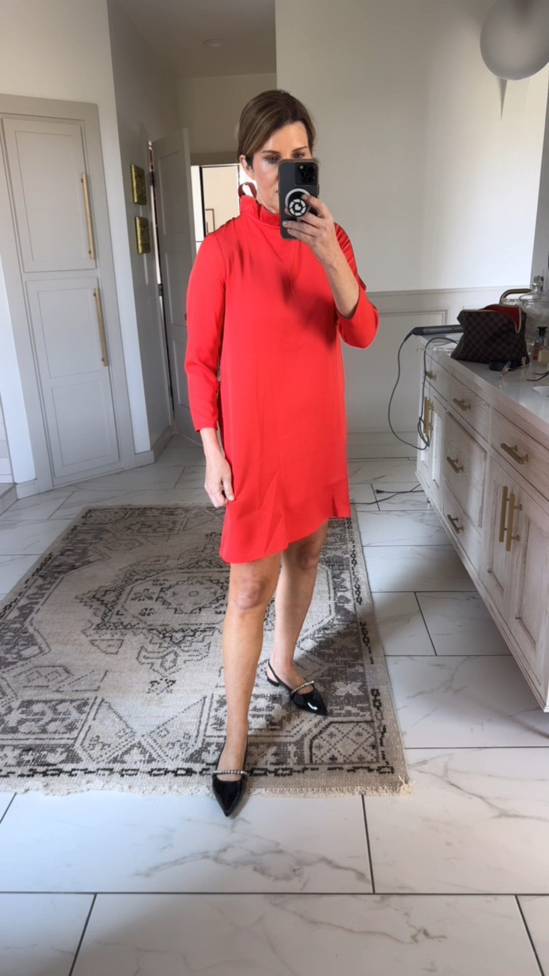 Wearing a size small in the dress. I ordered to wear at LTcon but never did. This dress is a keeper. It has a similar look to the Staud 

#LTKCon #LTKParties #LTKOver40