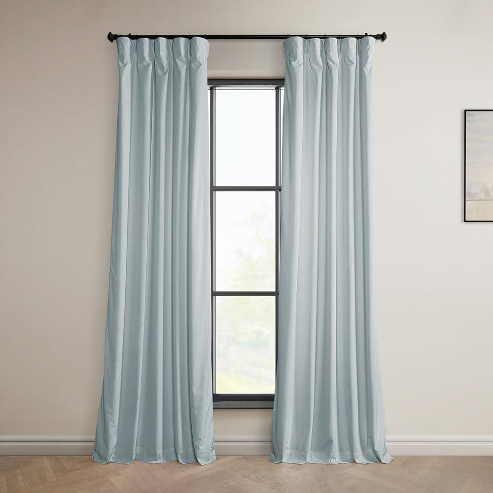 HPD Half Price Drapes Heritage Plush Velvet Curtains for Bedroom & Living Room 50 X 84, VPYC-1985... | Amazon (US)