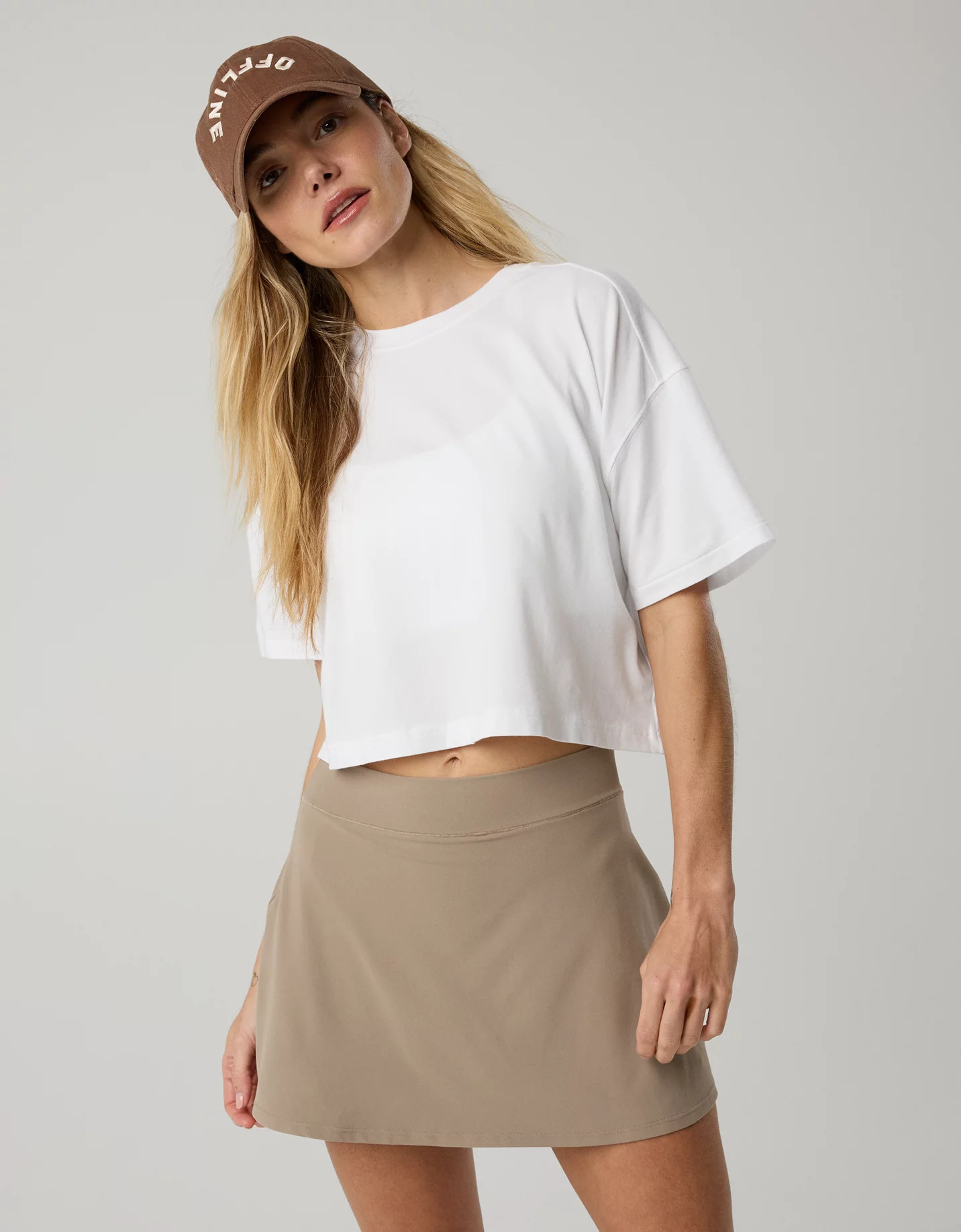 OFFLINE By Aerie Let's Stretch Cropped T-Shirt | American Eagle Outfitters (US & CA)