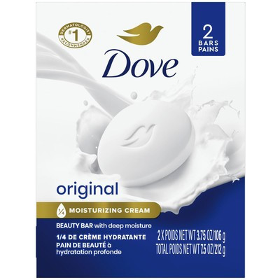 Dove Beauty Bar for healthy-looking skin White 106 g 2 count | Shoppers Drug Mart - Beauty