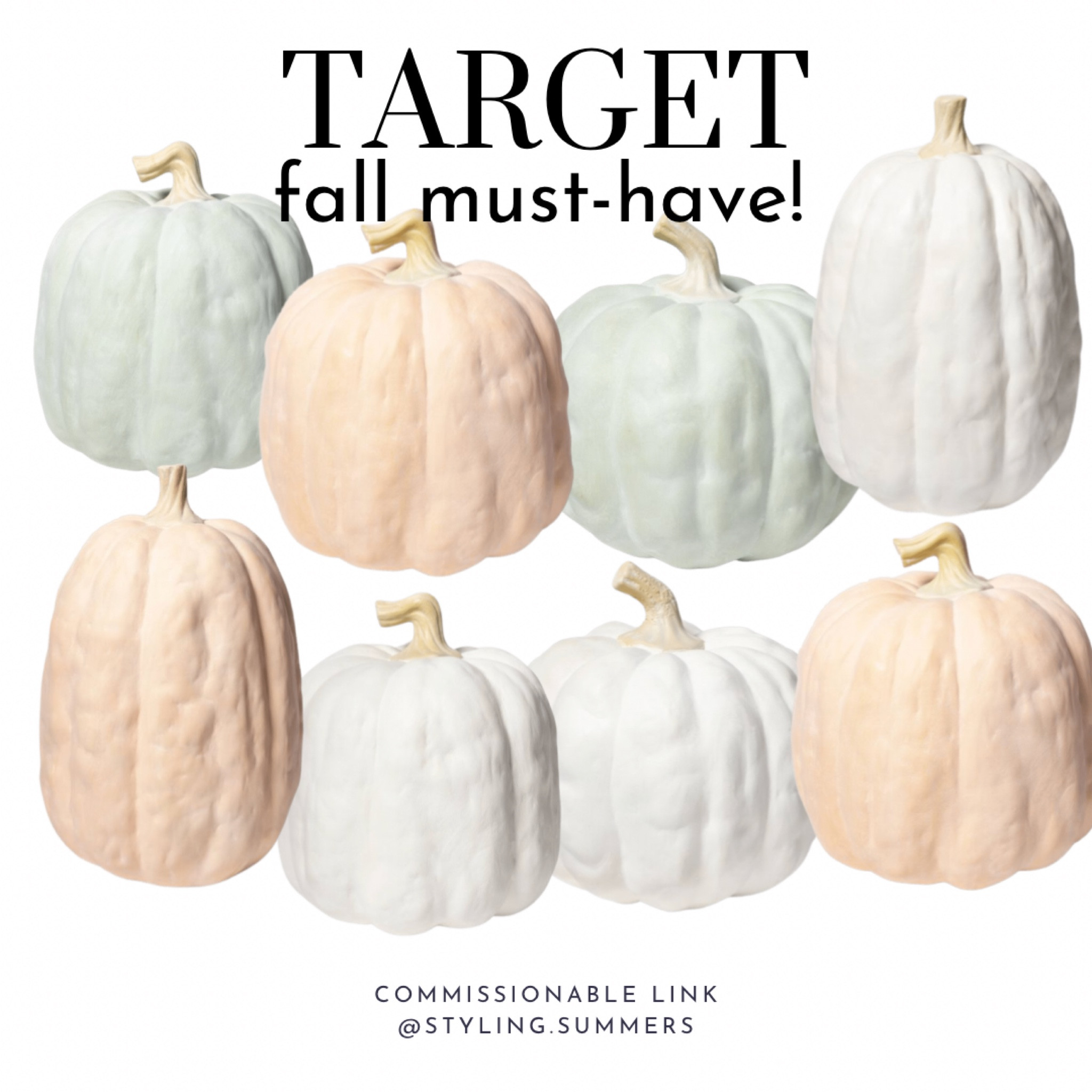 I went to target earlier this week and these are just amazing!! These pumpkins are extra heavy so you can put them on the porch, they won’t rot, and they won’t blow away. It’s genius! 

#pumpkins #falldecor #fallfrontporch #targetfind #targetmusthave #targethalloween #targetfalldecor 

#LTKHalloween #LTKunder50 #LTKSeasonal
