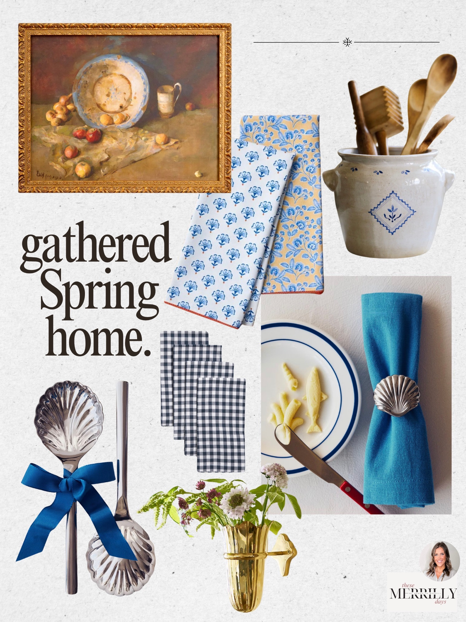 Hosting and gathering essentials and favorites! Thesemerrillydays hosting essentials host must haves serving spoons spring gathering essentials spring party inspo cloth napkins kitchen towels napkin rings 

#LTKdayinmylife #LTKHome #LTKSeasonal