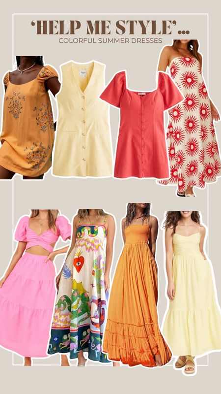 Bright, colorful dresses for summer!

#LTKFindsUnder100 #LTKStyleTip #LTKFindsUnder50