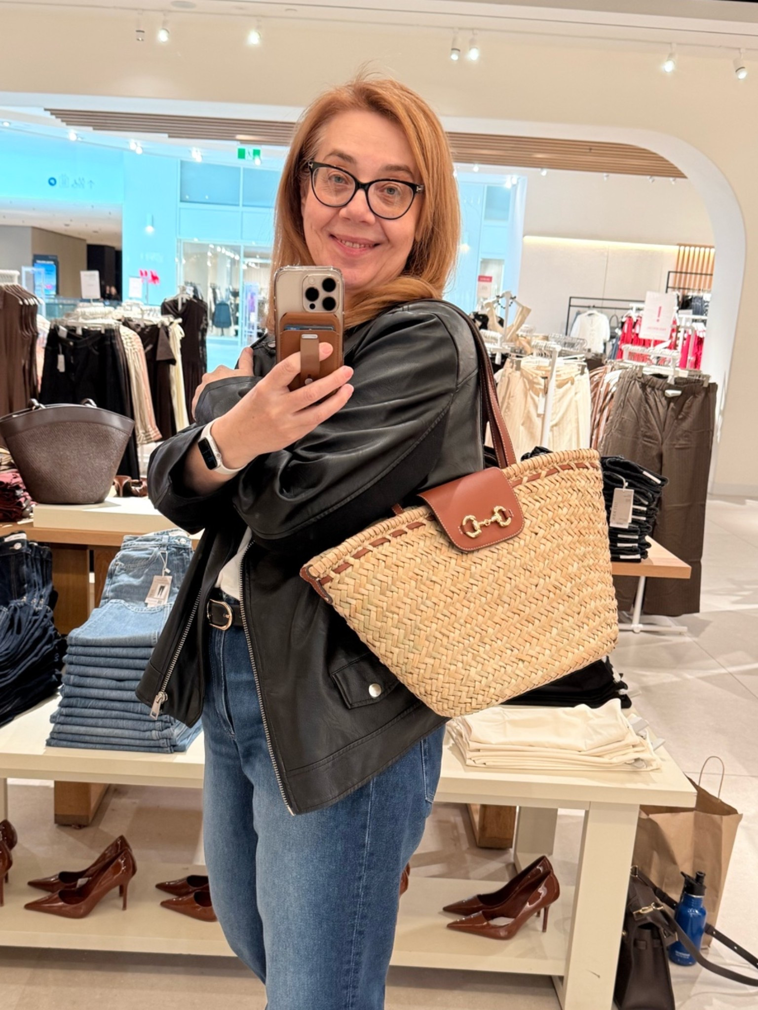 Who needs to spend $$$$ at Loewe when you have @Mango? Love this straw bag for spring and summer! Comment if you love straw bags ⬇️

Follow for more easy style and make up tips for mature women.#ltkxmango

#LTKsummer #LTKbag