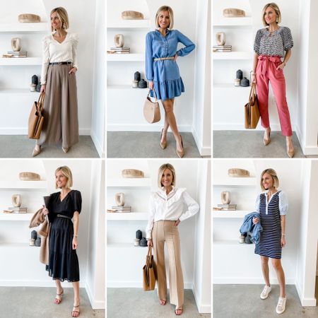 Workwear outfit ideas for your week 👏 Loverly Grey is wearing an XS/0 on these pieces! Most of them are on sale too! 

#LTKworkwear #LTKsalealert #LTKFind