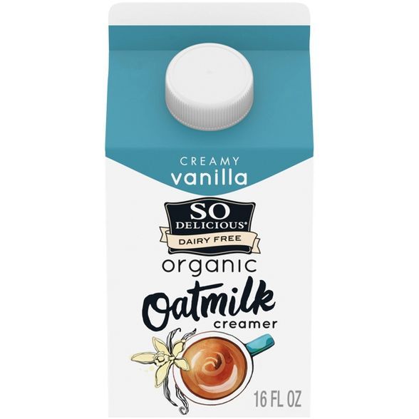 So Delicious Dairy Free Vanilla Oatmilk Creamer - 1pt | Target