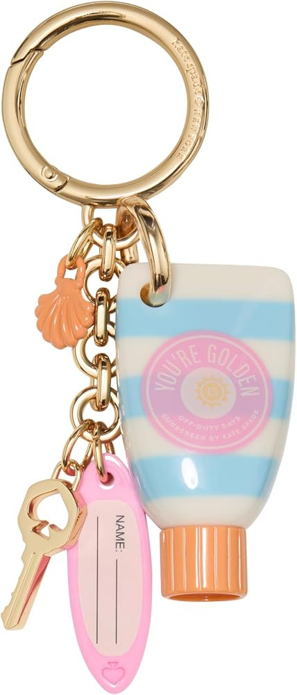 kate spade new york Charmed Smooth Leather On A Roll Taxi Leather Bag Charm | Amazon (US)