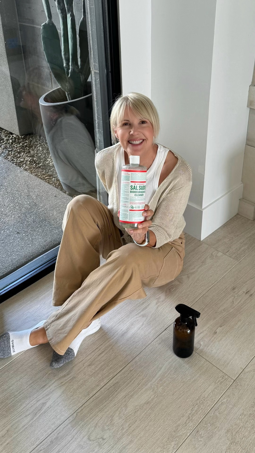 I’m in love with this multi-purpose cleaner! It cleans beautifully, without any harsh chemicals or artificial fragrances. (The subtle fresh scent comes from fir needle and Spruce essential oils.) And because Sal Suds is a liquid concentrate, it’s economical, too. I add 1/2 tablespoon of Sal Suds to 2 cups of water — and shake it up in this lovely glass bottle. Dr. Bronner’s Sal Suds can  also be used for floors, dishes, and laundry — just be sure to check the dilution ratio for doing these. Oh, and I tagged my outfit from Amazon, too ( just in case you’re interested.)

#LTKHome