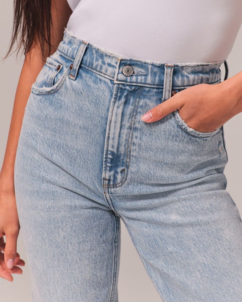 Ultra High Rise 90s Straight Jean | Abercrombie & Fitch (US)