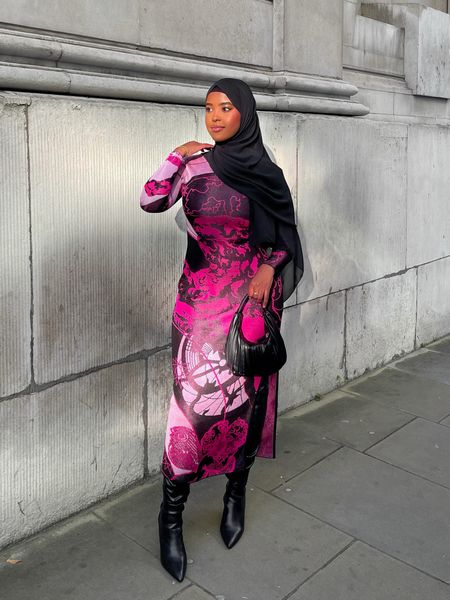 modest dress 💞💓

pink dress, leather boots, over the knee boots, party dress, party outfit, leather bag, hand bag, hijabi, hijab style, muslimah fashion, autumn winter fashion

#LTKSeasonal #LTKstyletip #LTKHoliday