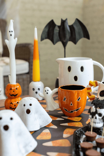 Ghost Taper Candle Set | Mud Pie