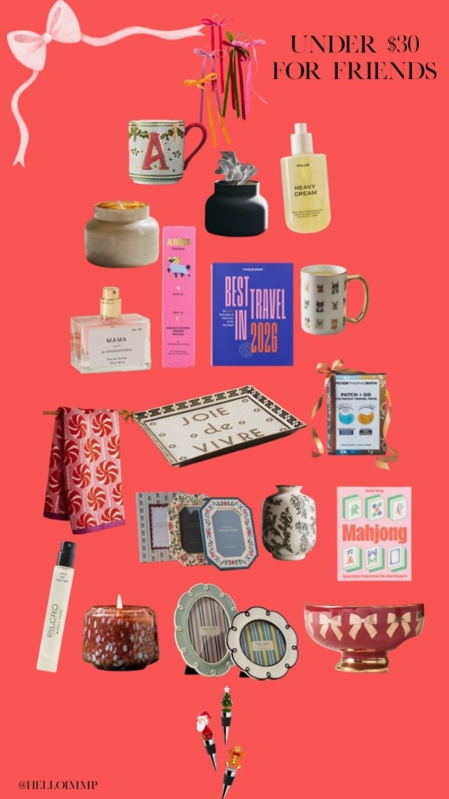 Gifts for friends under $30!

#LTKSeasonal #LTKGiftGuide #LTKHoliday