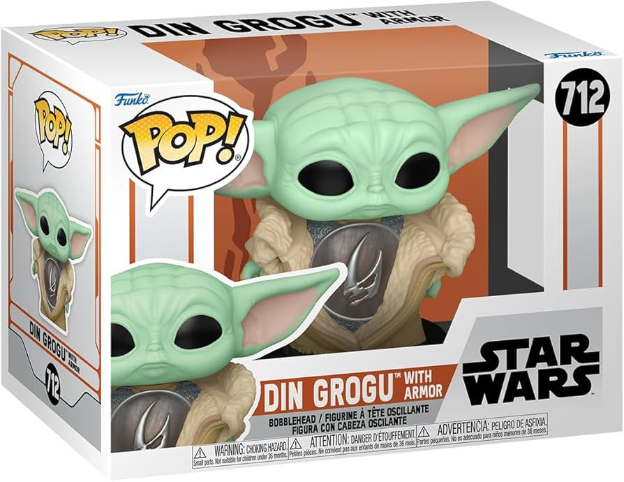 Funko Pop! Star Wars: The Mandalorian - Din Grogu with Armor | Amazon (US)