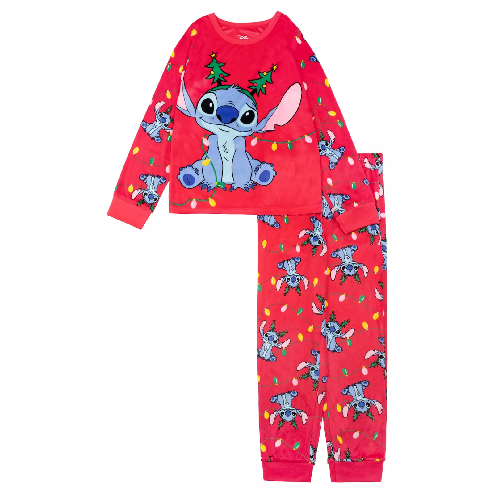 Girls 4-10 Disney's Lilo & Stitch Light Up 2-pc. Pajama Top & Bottoms Set, Girl's | Kohl's